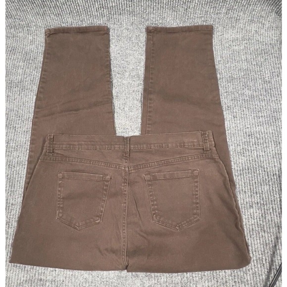 Gloria Vanderbilt Amanda Jeans Womens 18W‎ Brown Denim Pants Casual Work Pockets - Picture 5 of 16